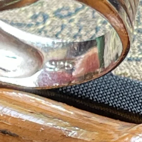 925 sterling silver wide band ring - Picture 4 of 7